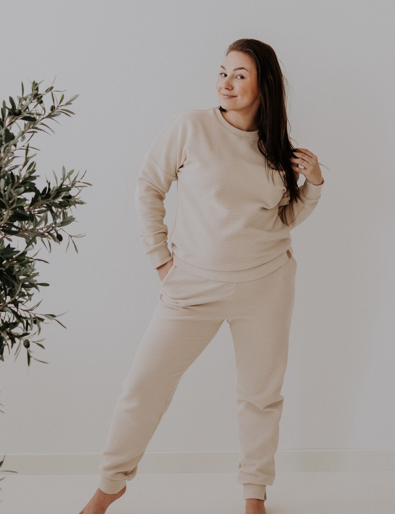 Naisten collegehousut DORIS