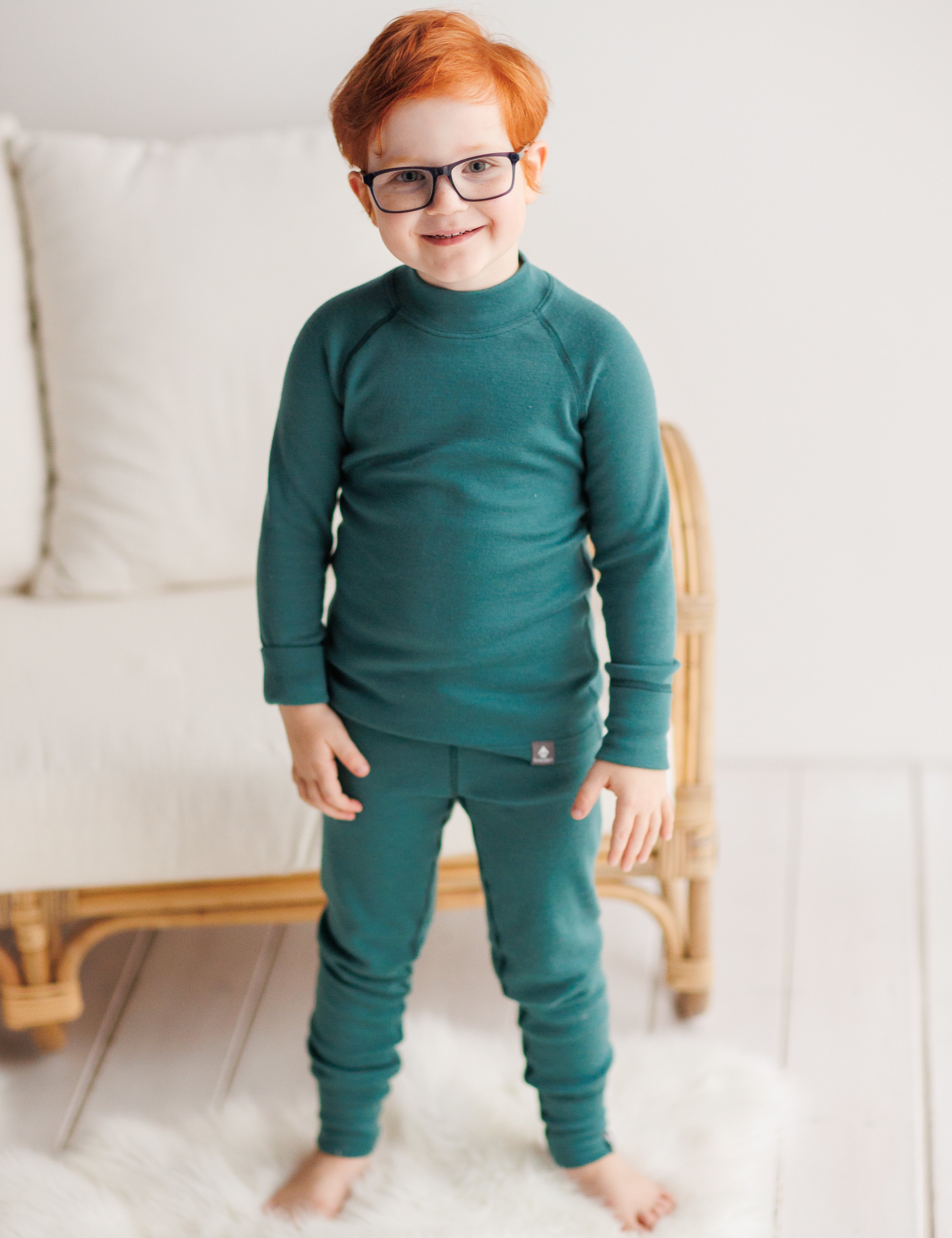 Kids 100% Merino Wool Pants LUDDE