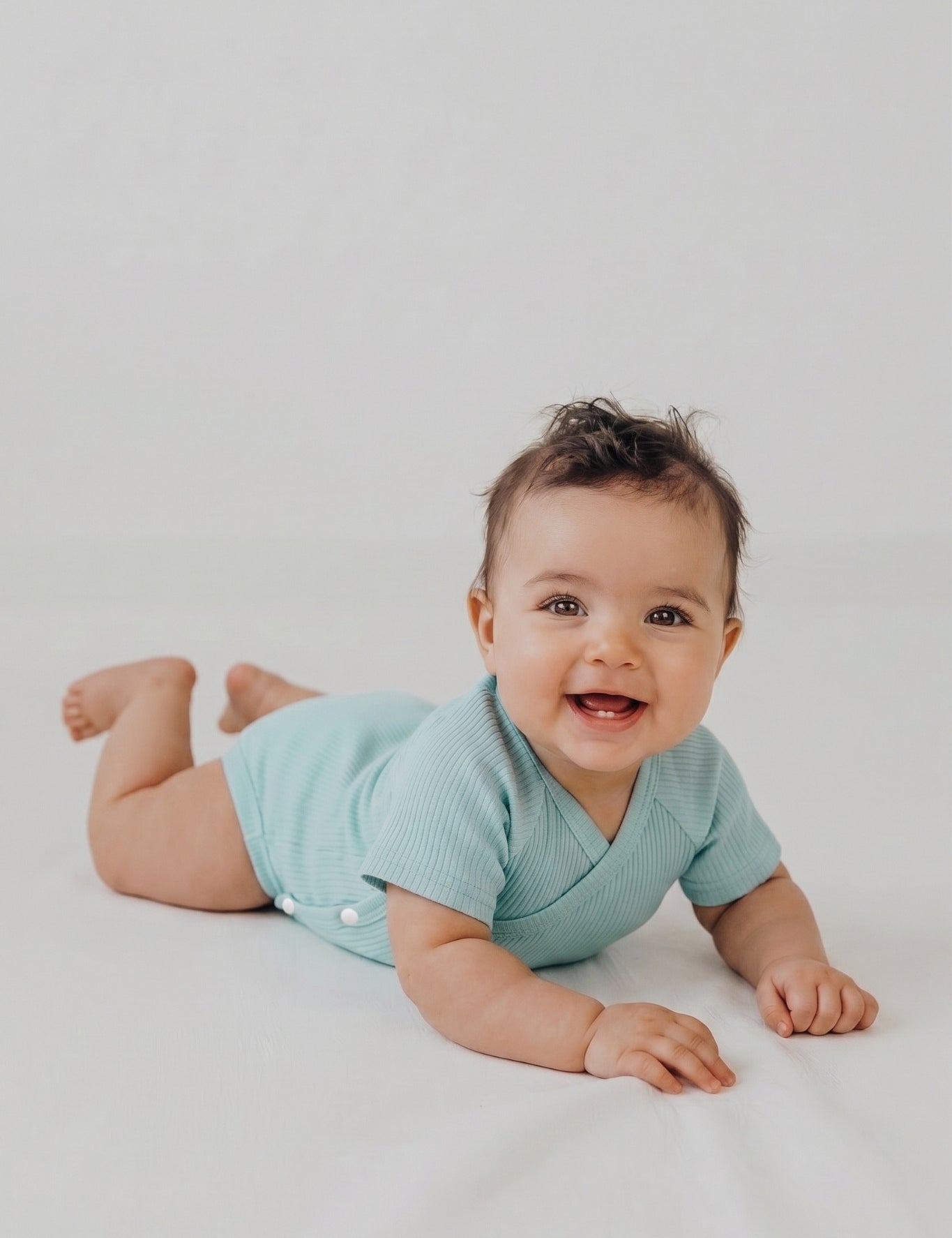 Baby Wrap Bodysuit with Short Sleeves GIGI