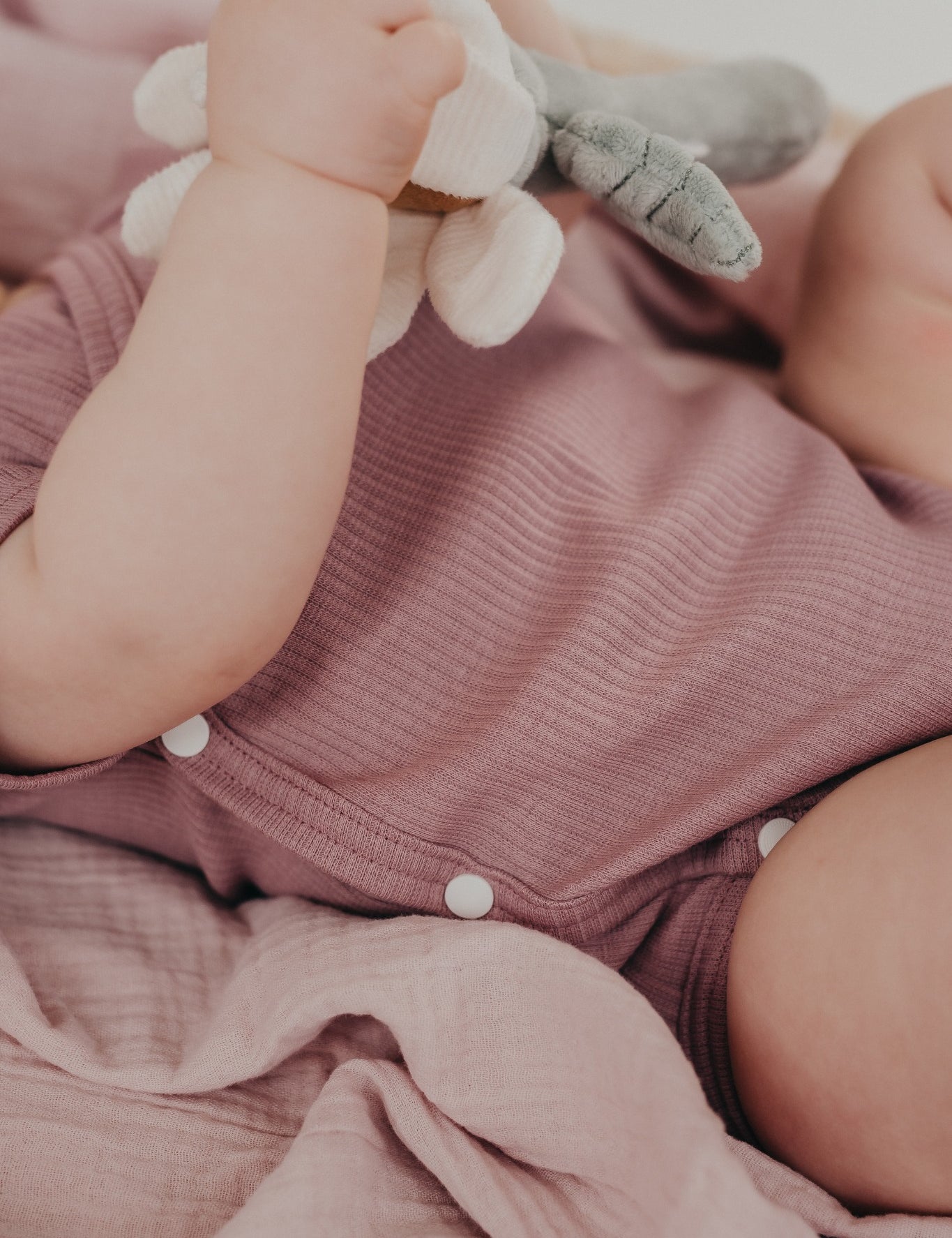 Baby Wrap Bodysuit with Short Sleeves GIGI