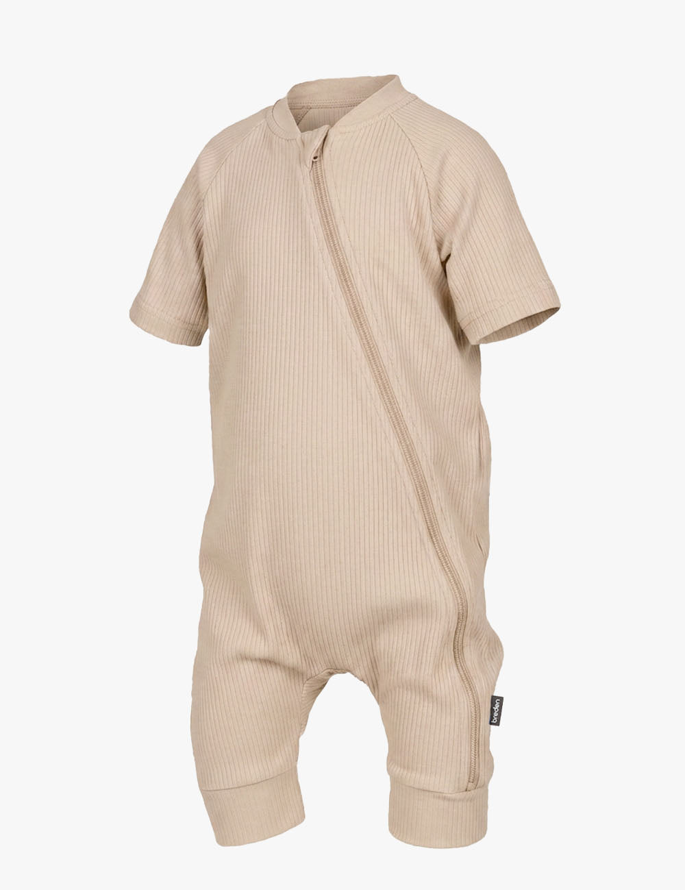 Short Sleeved Baby Romper GRAY
