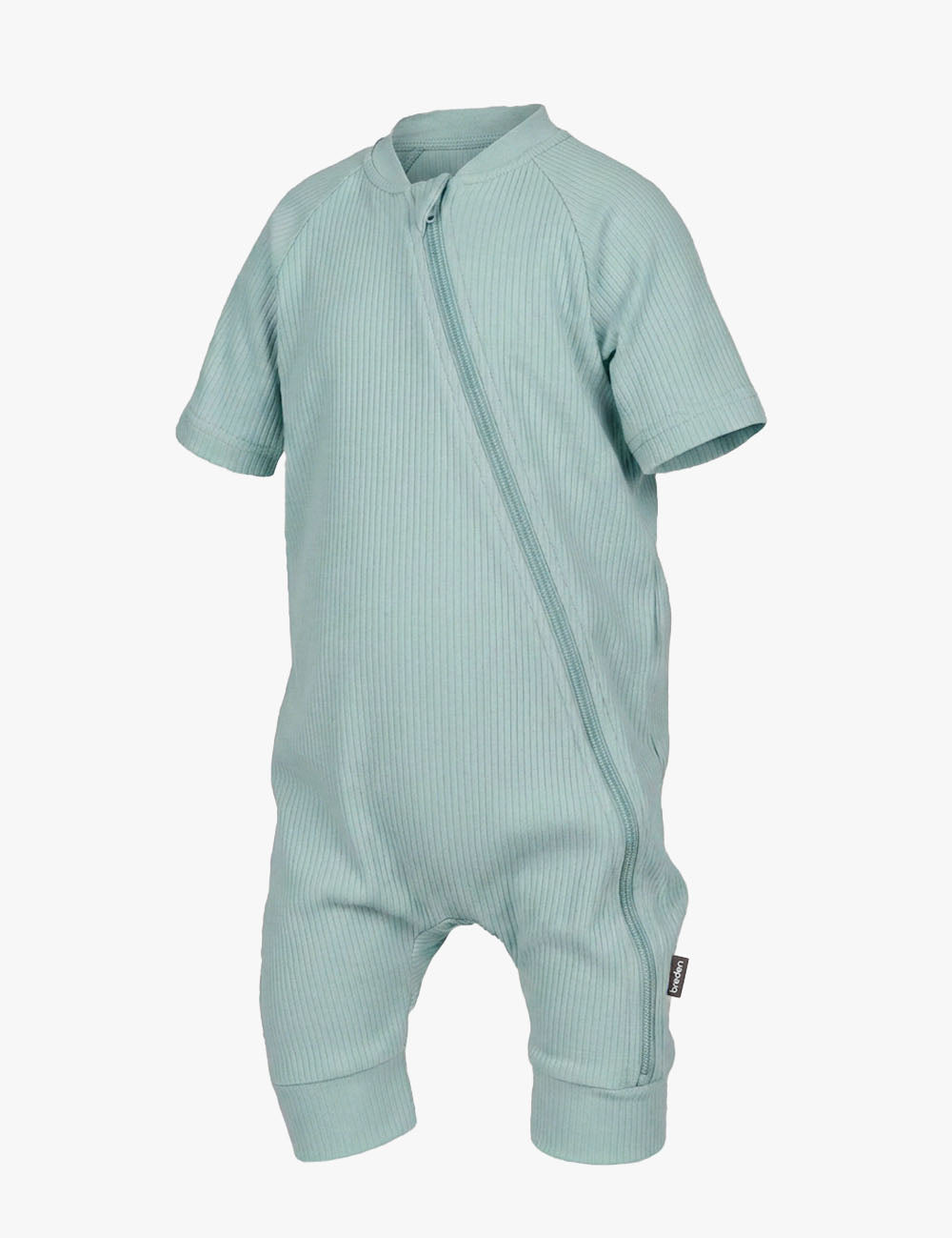 Short Sleeved Baby Romper GRAY